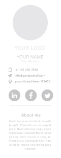 digital business card template